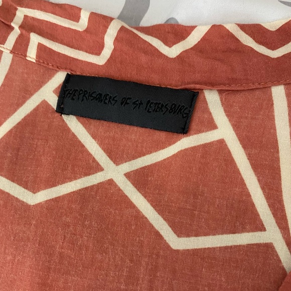 The Prisoners of St. Petersburg Geometric Flowy Romper OS - Picture 3 of 7